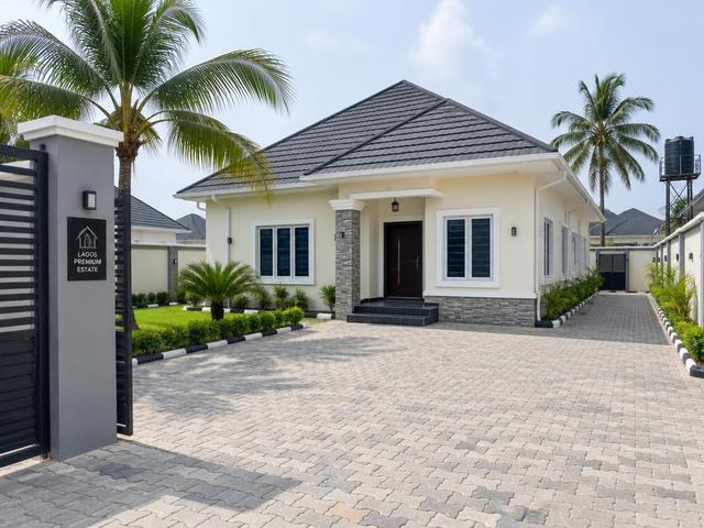 3-bedroom bungalow in a gated estate, Ajah